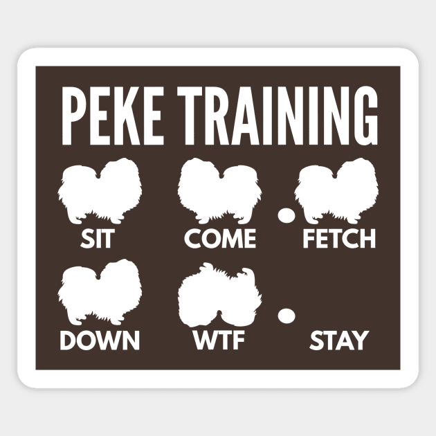 Peke Training Pekingese Dog Tricks Sticker by DoggyStyles